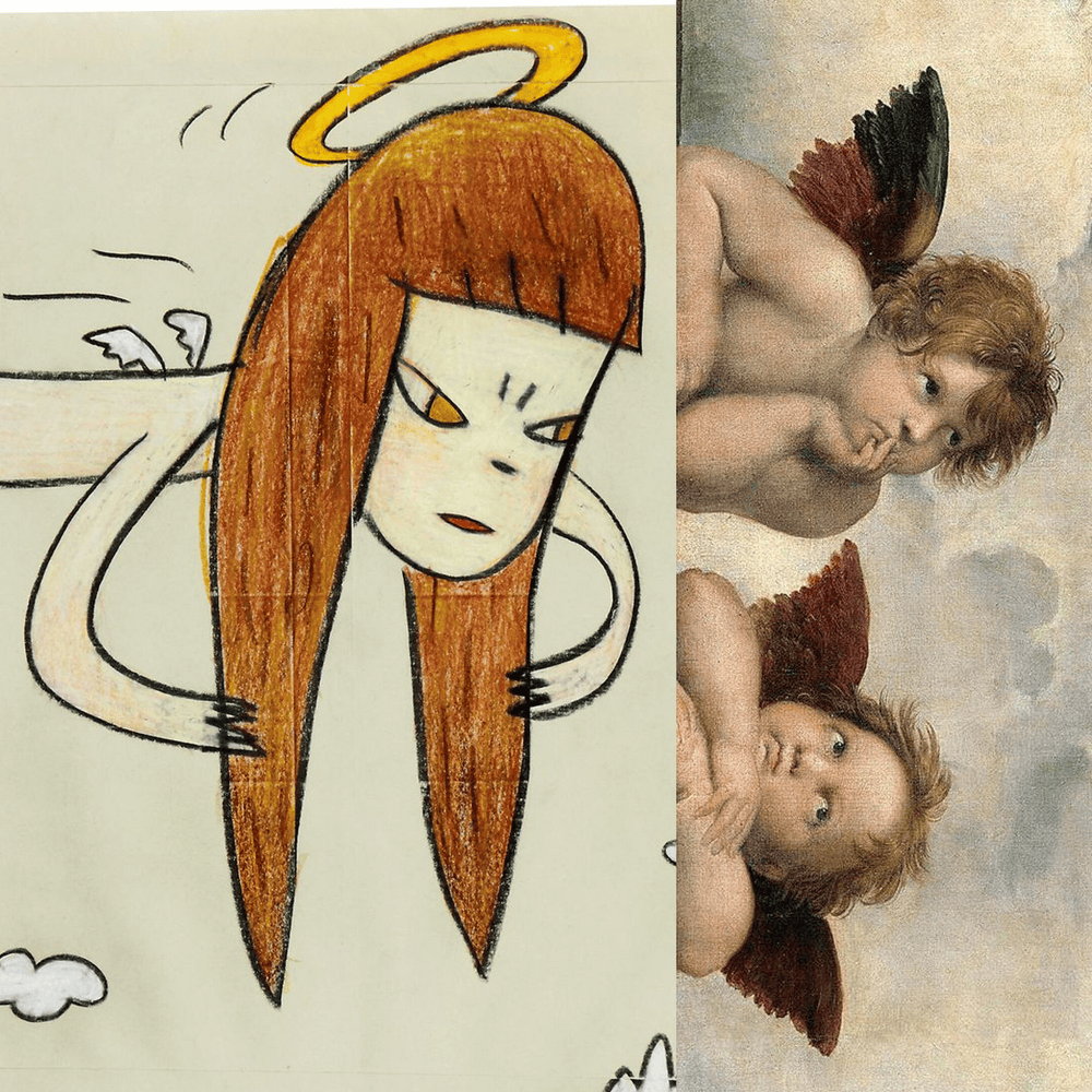 Album cover art for "Я здесь/Купидонам (I’m here/Cupids)" by GLEBASTA SPAL