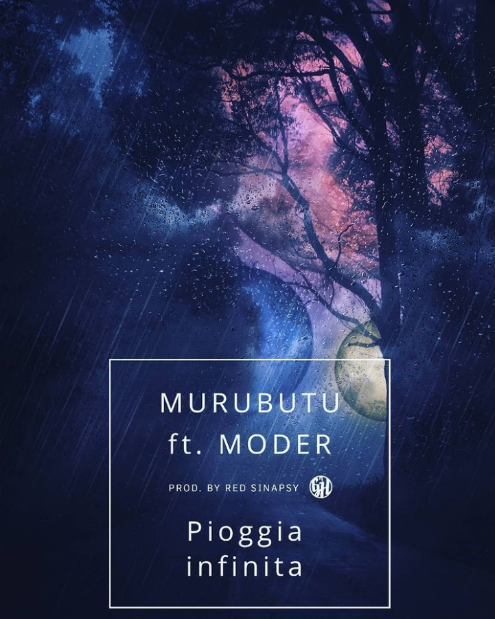Album cover art for "Pioggia infinita" by Murubutu & Moder