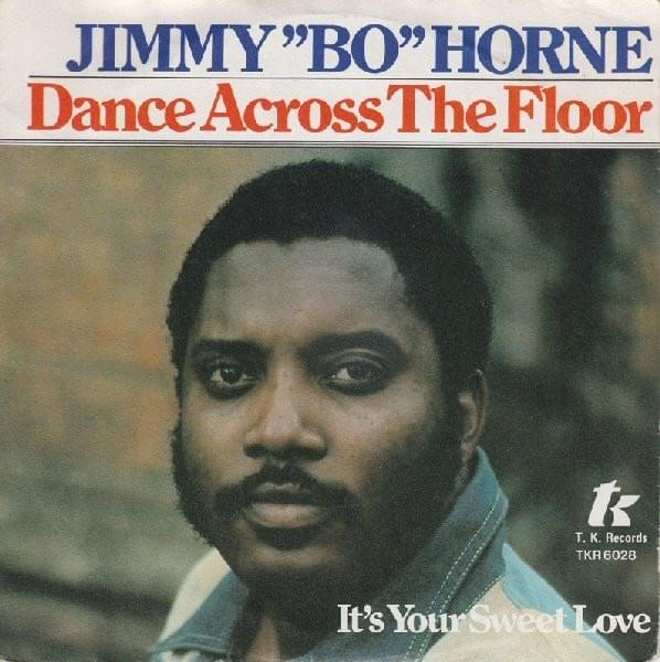 Album cover art for "Dance Across the Floor (7" Mix)" by Jimmy “Bo” Horne