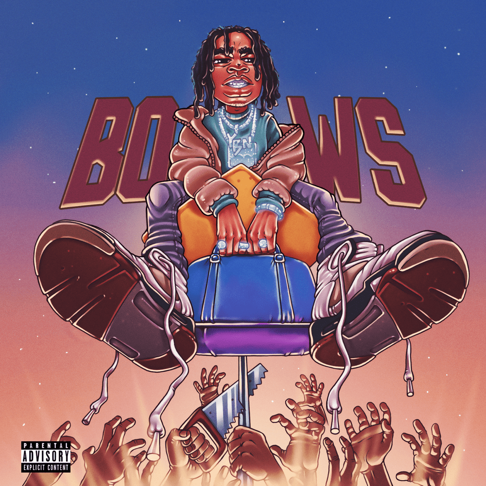 Album cover art for "Bows" by YBN Nahmir