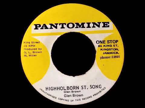 Album cover art for "High Holborn Street Song" by Glen Brown