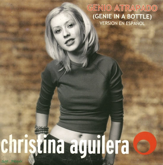 Album cover art for "Genio Atrapado" by Christina Aguilera