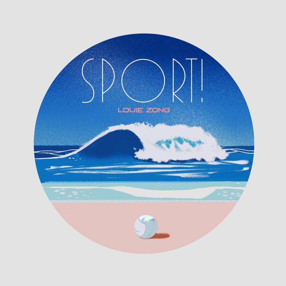 Album cover art for "beach volleyball!" by Louie Zong