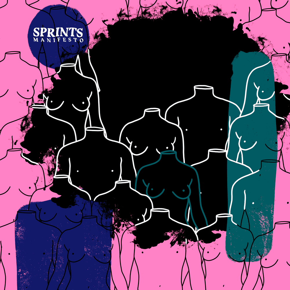 Album cover art for "Ashley" by SPRINTS