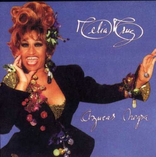 Album cover art for "Azúcar Negra" by Celia Cruz