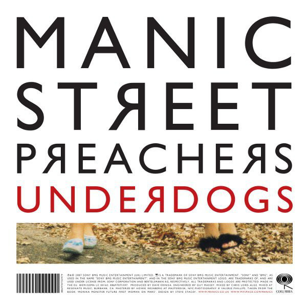 Album cover art for "Underdogs" by Manic Street Preachers