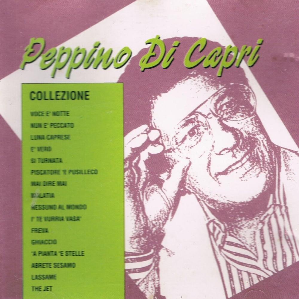 Album cover art for "Nun è peccato" by Peppino Di Capri