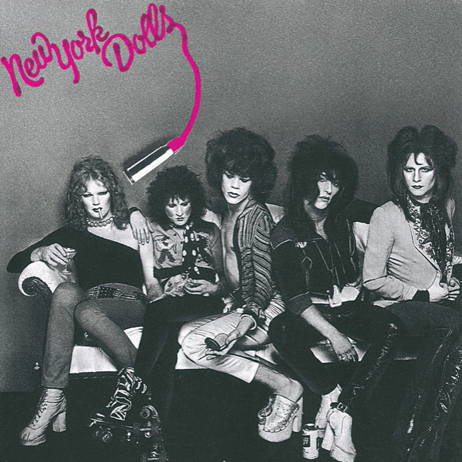 Album cover art for "Looking for a Kiss" by New York Dolls