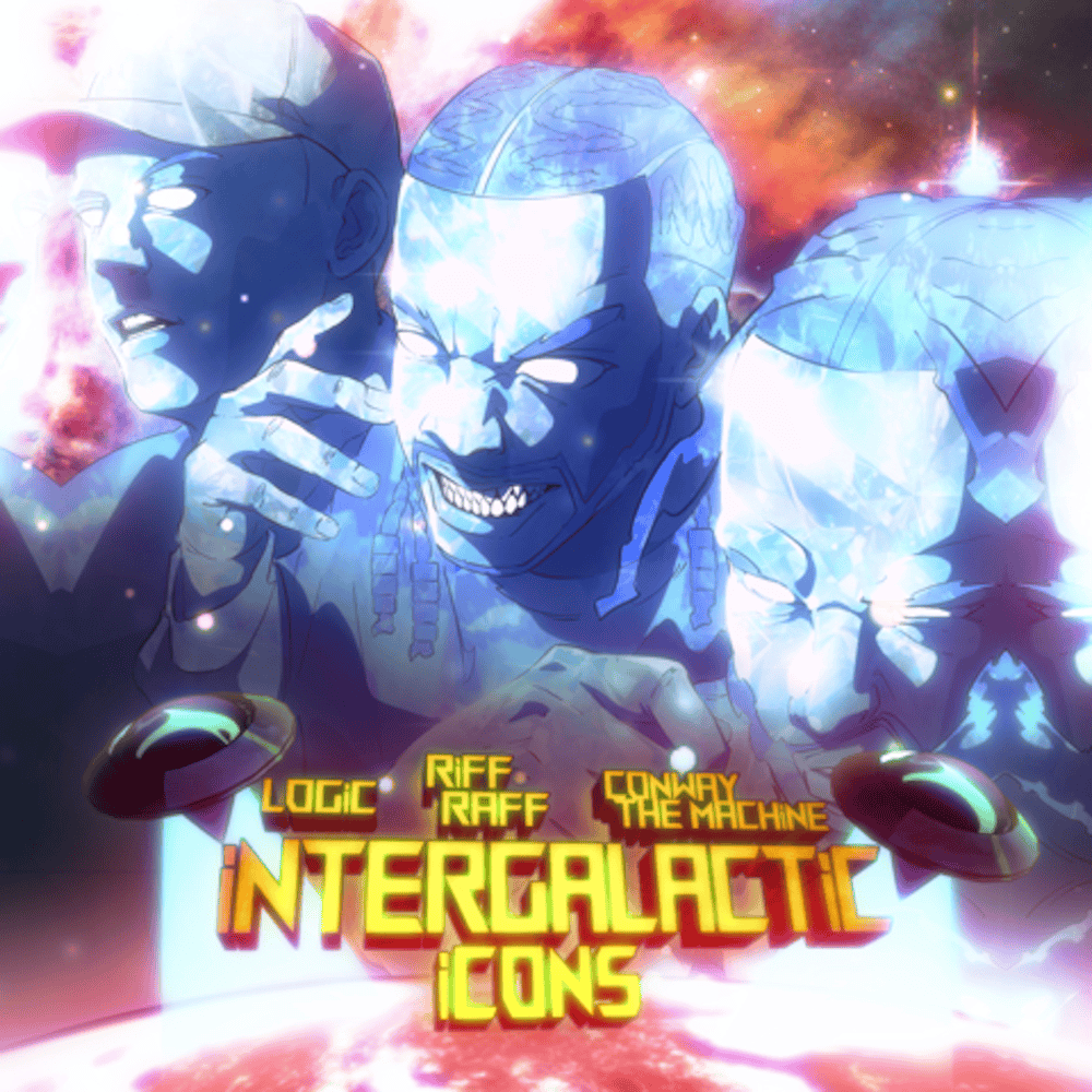 Album cover art for "Intergalactic Icons" by RiFF RAFF