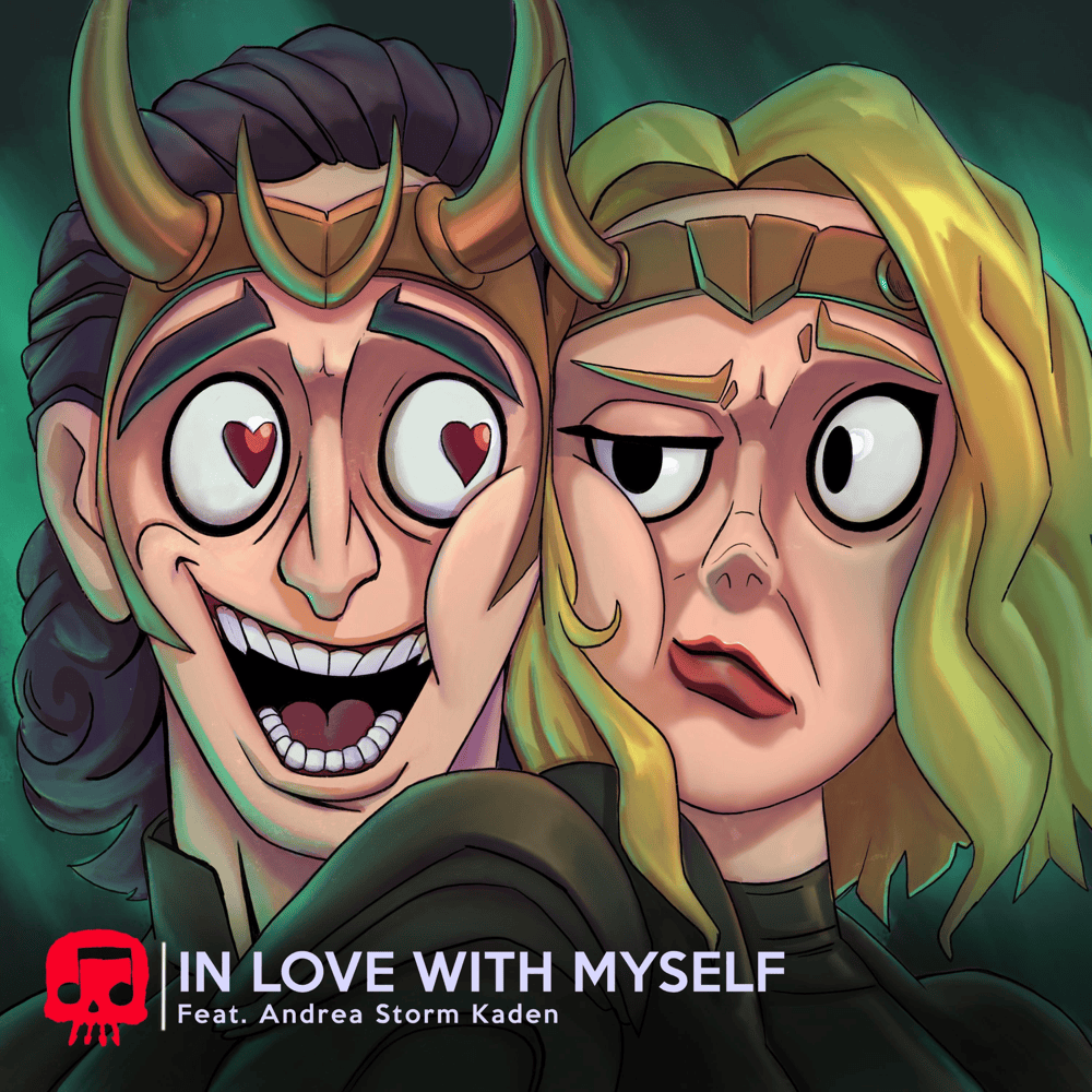 Album cover art for "In Love With Myself" by JT Music & Andrea Storm Kaden