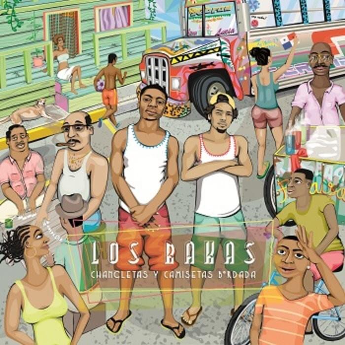 Album cover art for "Soy Raka" by Los Rakas