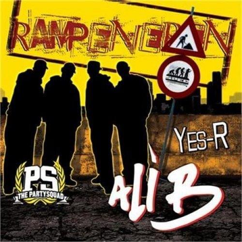 Album cover art for "Rampeneren" by The Partysquad & Yes-R & Ali B