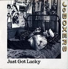 Album cover art for "Just Got Lucky" by JoBoxers