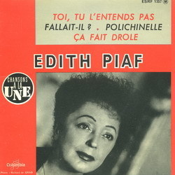 Album cover art for "Fallait-il" by Édith Piaf