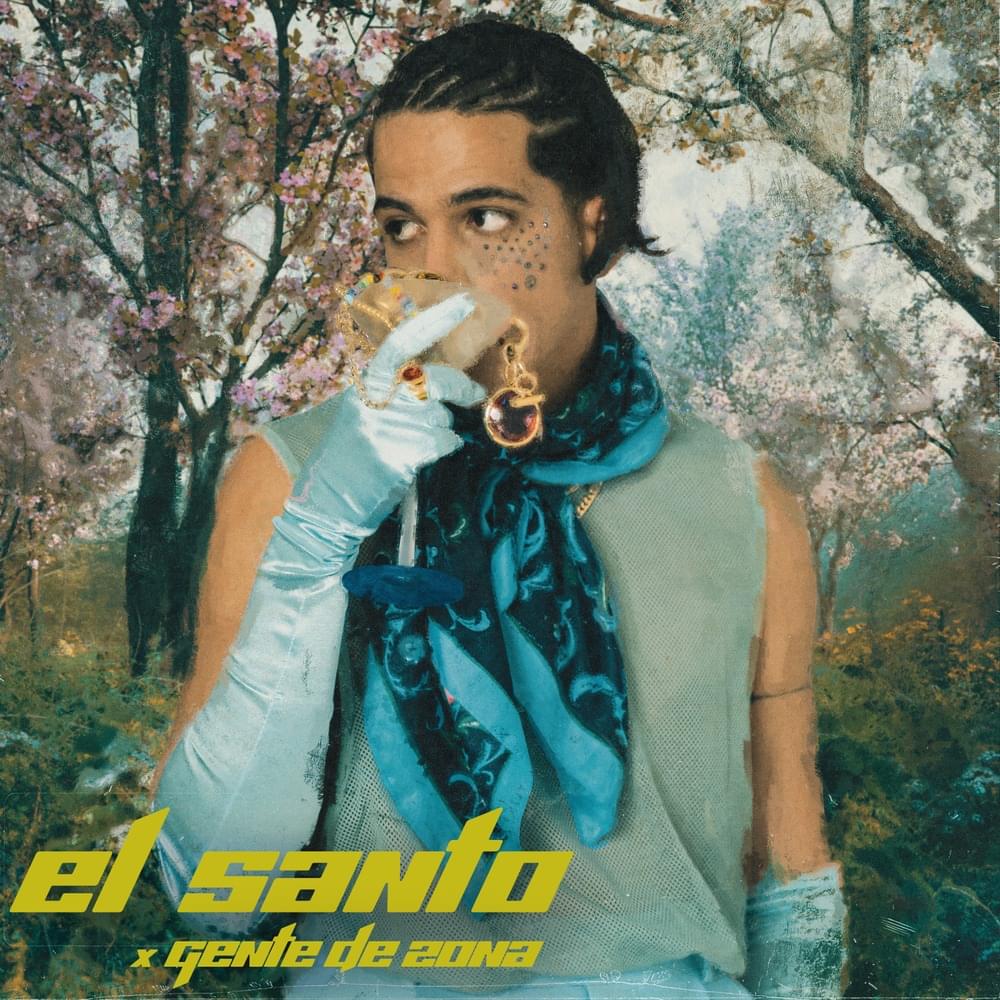 Album cover art for "El Santo" by Chris Tamayo