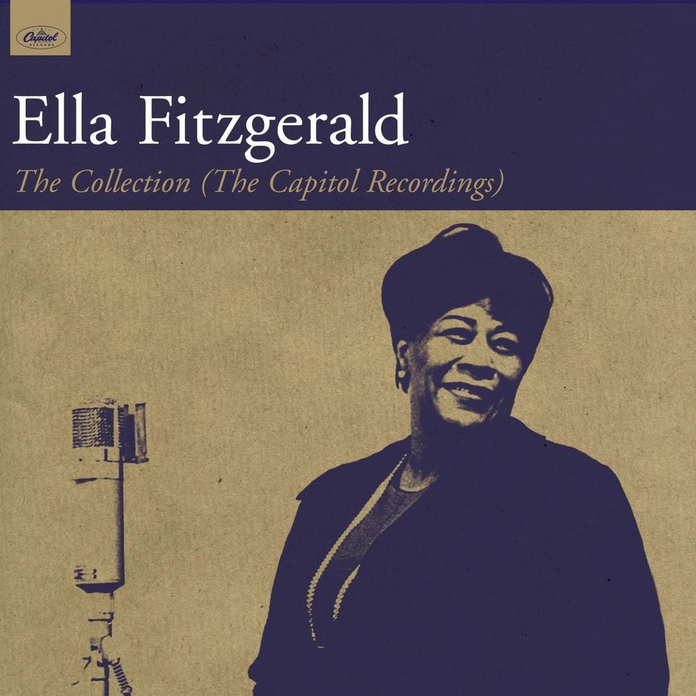 Album cover art for "It Came Upon A Midnight Clear" by Ella Fitzgerald
