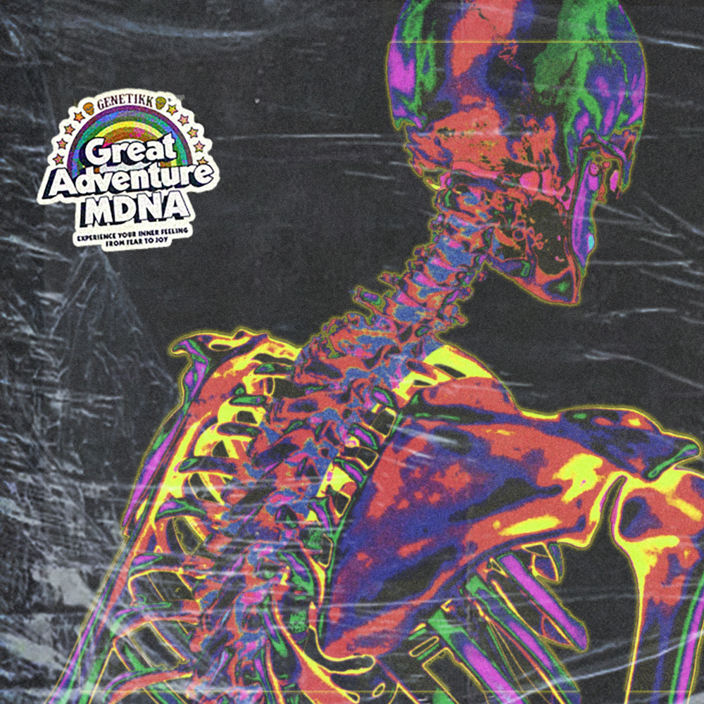 Album cover art for "FACES" by Genetikk
