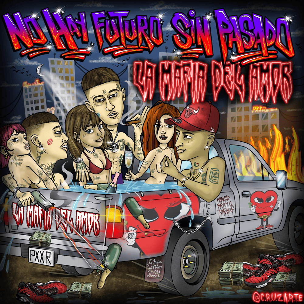 Album cover art for "Intro (No Hay Futuro Sin Pasado)" by La Mafia del Amor