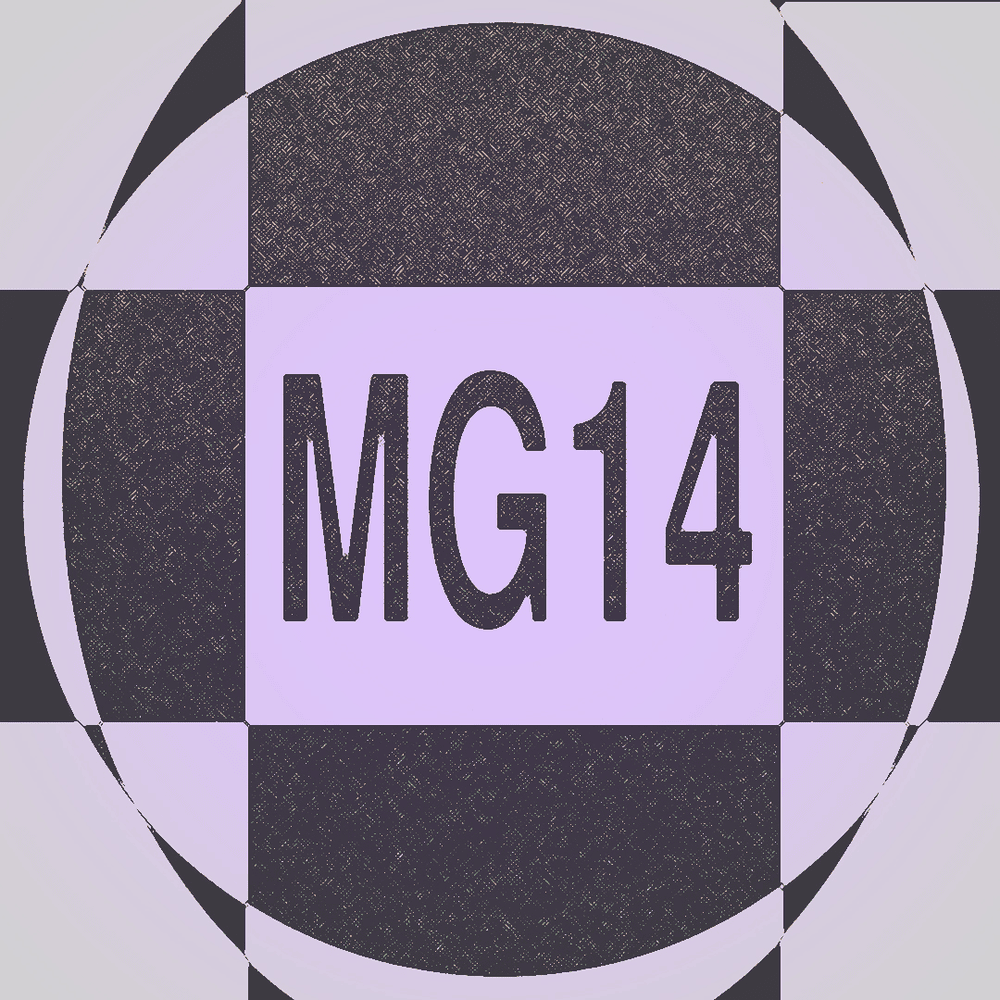Album cover art for "MG14" by Machine Girl