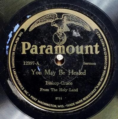 Album cover art for "You May Be Healed" by Bishop Grace From The Holy Land