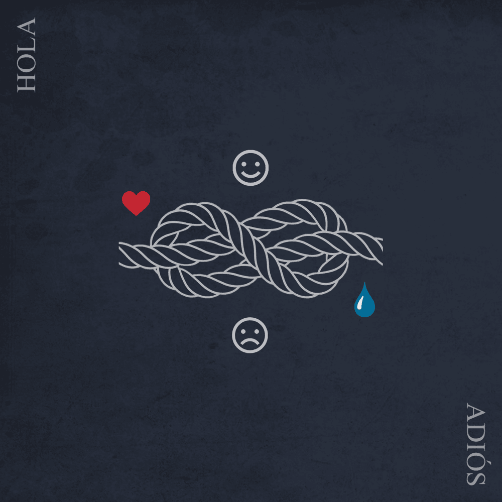 Album cover art for "Adiós" by AMBKOR