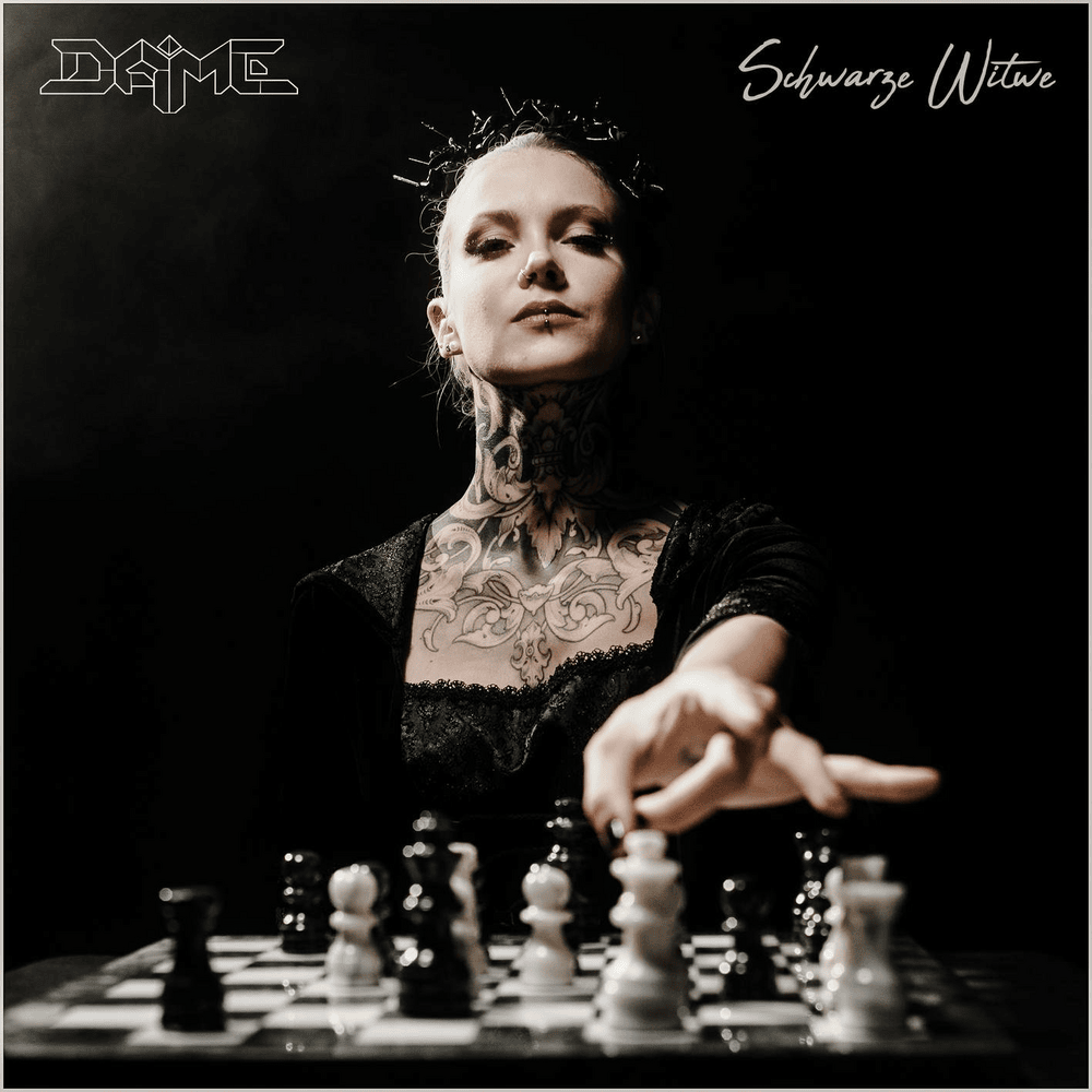 Album cover art for "Schwarze Witwe" by Dame