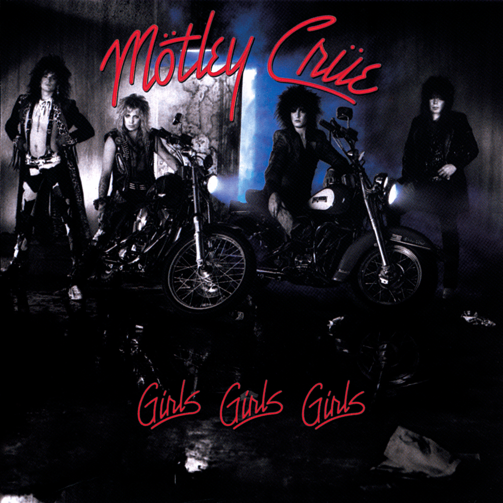 Album cover art for "Dancing on Glass" by Mötley Crüe