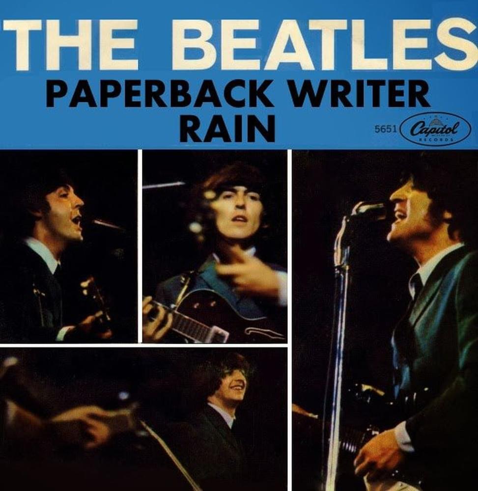 Album cover art for "Rain" by The Beatles