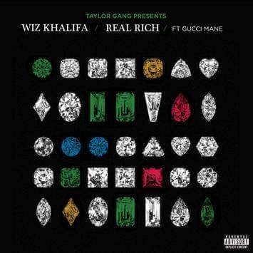 Album cover art for "Real Rich" by Wiz Khalifa & Gucci Mane