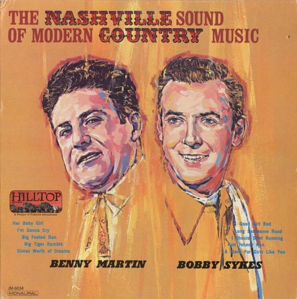 Album cover art for "Big Footed Dan" by Benny Martin
