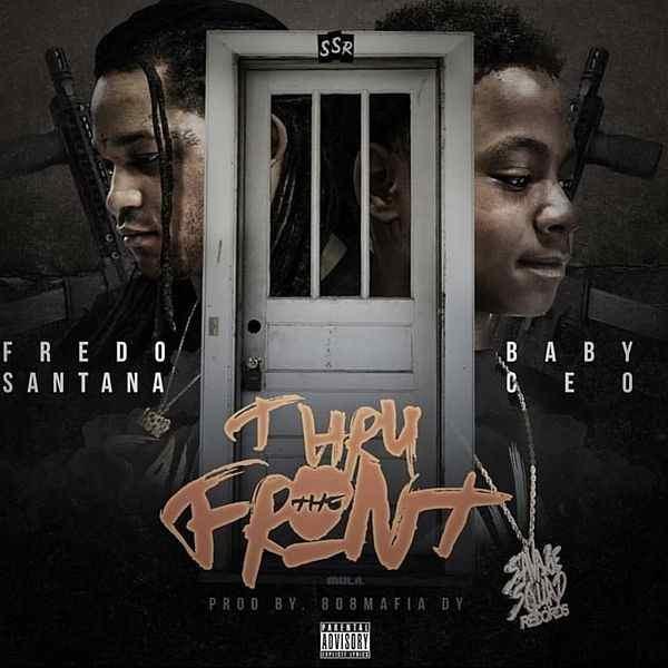 Album cover art for "Thru The Front" by Fredo Santana & Big CEO
