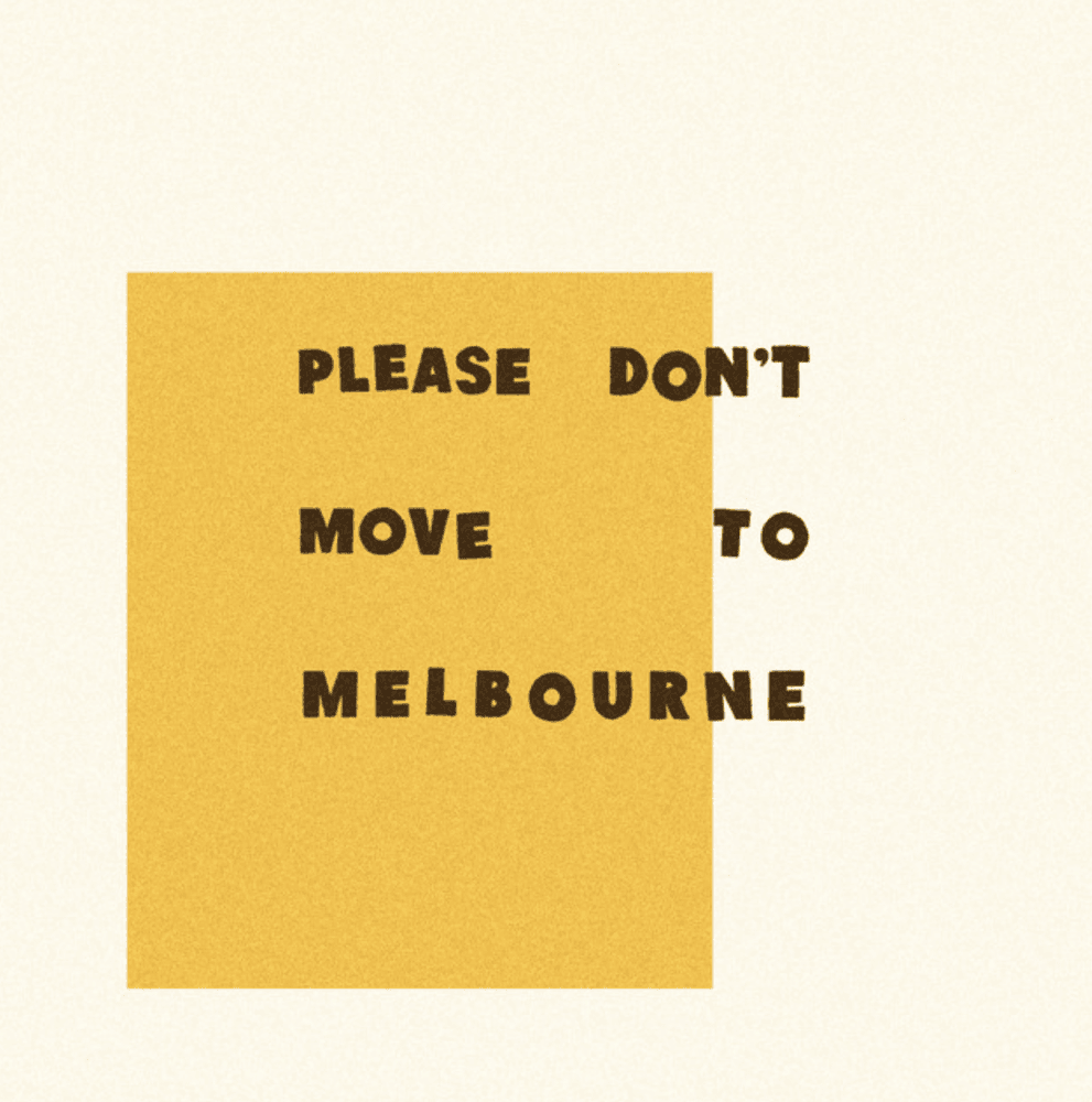Album cover art for "Please Don’t Move To Melbourne" by Ball Park Music