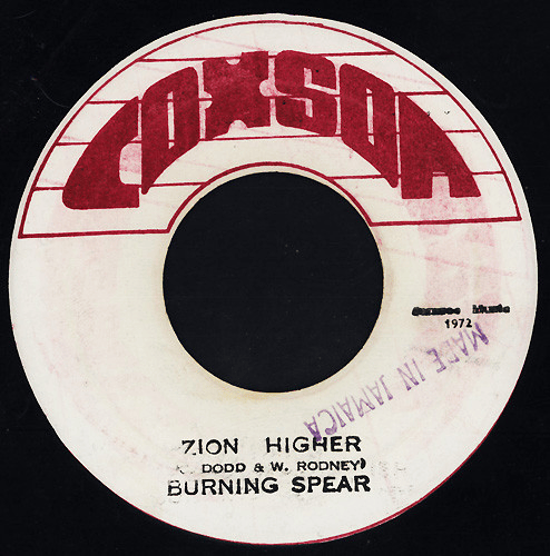 Album cover art for "Zion Higher" by Burning Spear