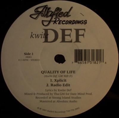 Cover image for Quality of Life / What’s the Deal?