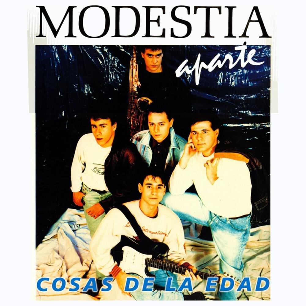 Album cover art for "Cosas De La Edad" by Modestia Aparte