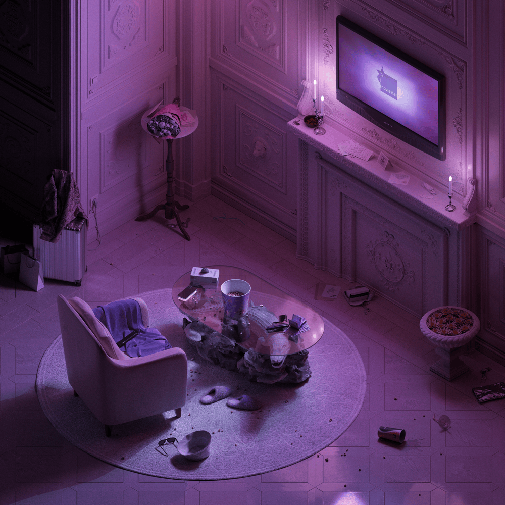 Album cover art for "movie star" by Haiyti