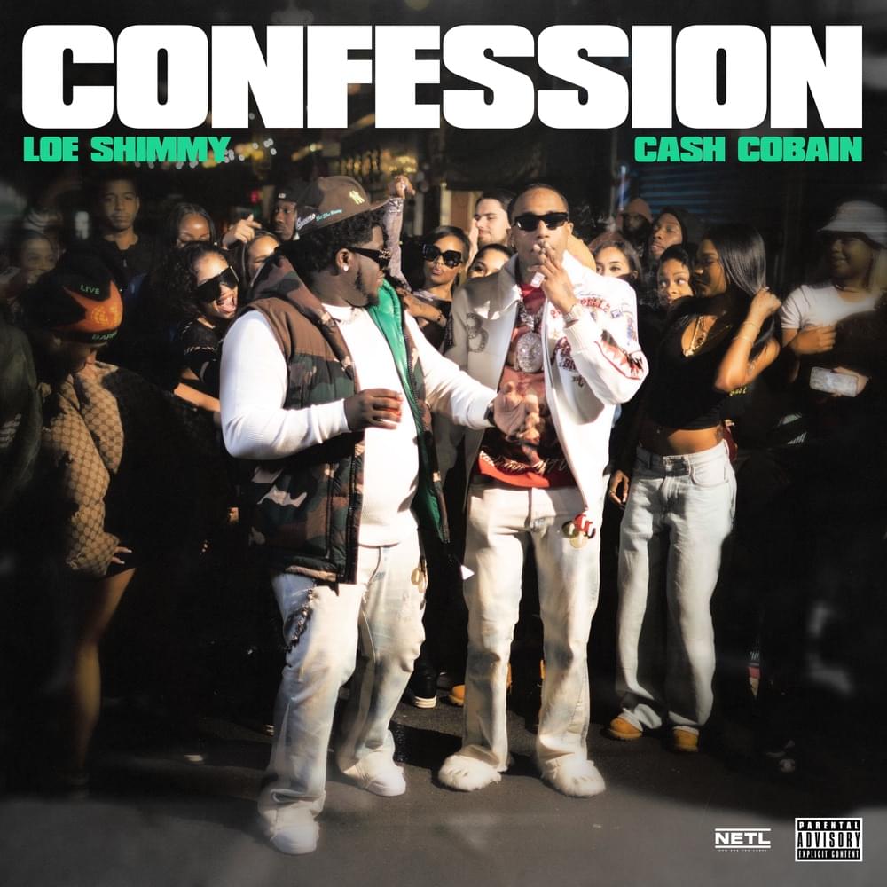 Album cover art for "Confession" by LOE Shimmy