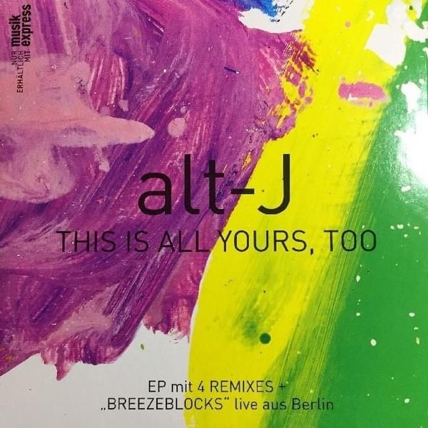 Cover image for This Is All Yours, Too