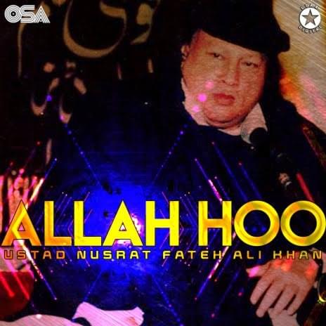 Album cover art for "Allah Hoo (Official Version)" by Nusrat Fateh Ali Khan