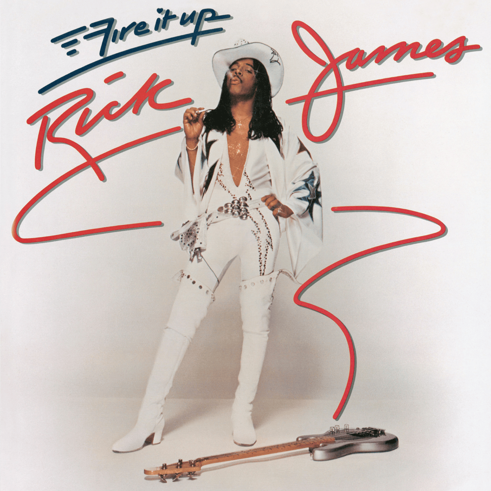 Album cover art for "Fire It Up" by Rick James