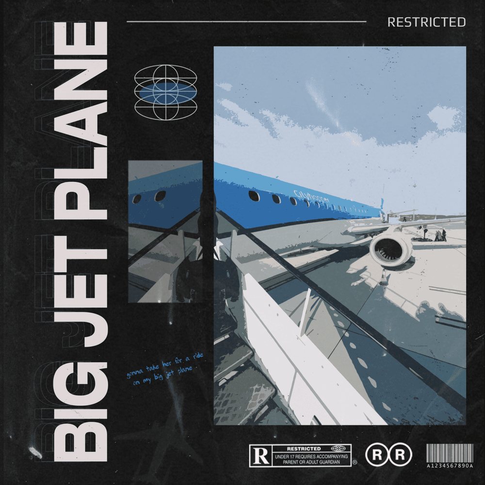 Album cover art for "Big Jet Plane" by Restricted