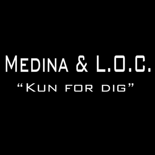 Album cover art for "Kun For Dig" by Medina (DNK)