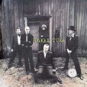 Album cover art for "Henta av Gud" by Onkel Tuka