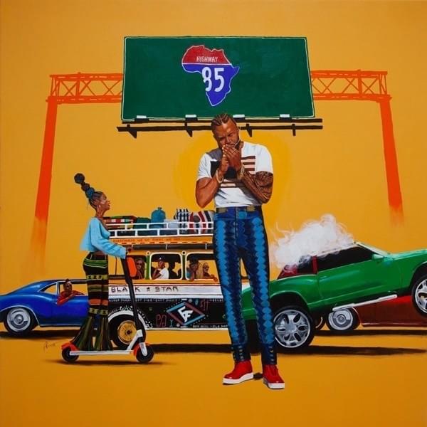 Album cover art for "Vaporiza" by Jidenna