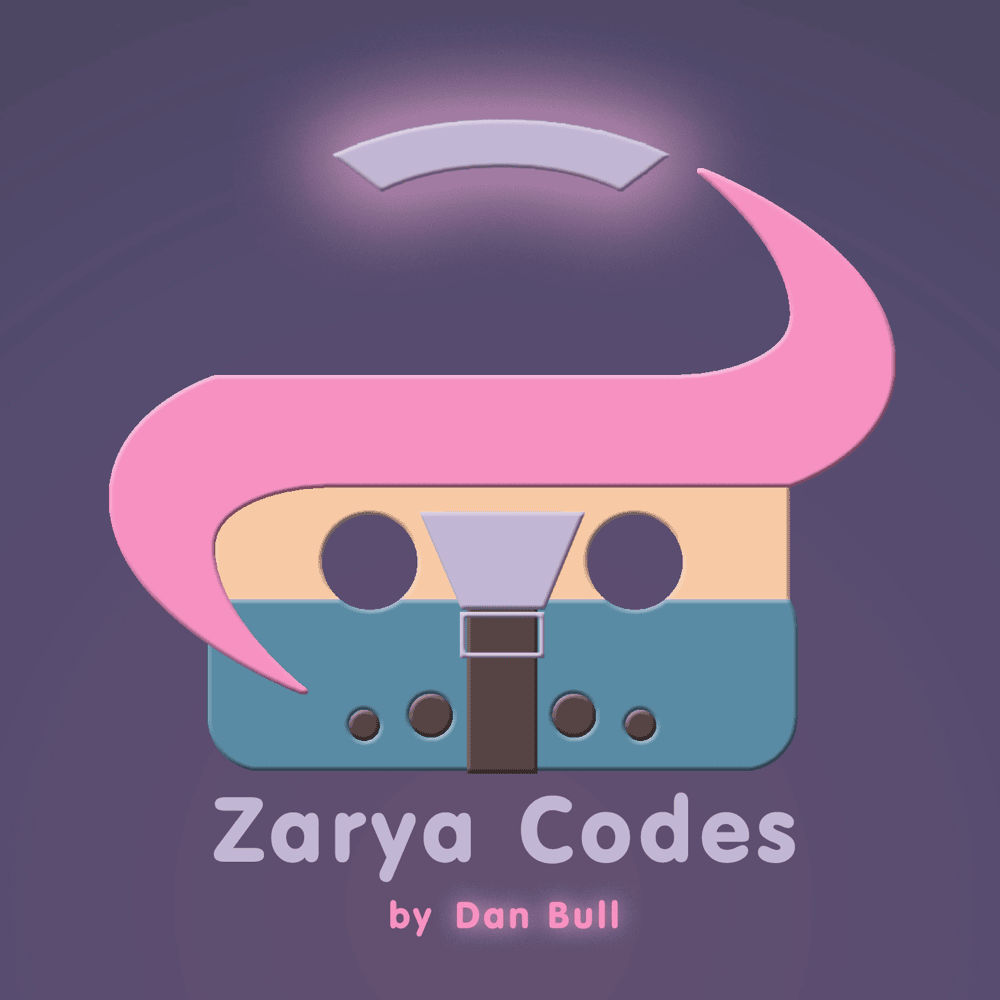 Album cover art for "Zarya Codes" by Dan Bull