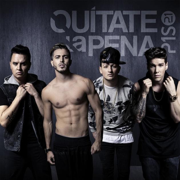 Album cover art for "Quítate la Pena" by Piso 21