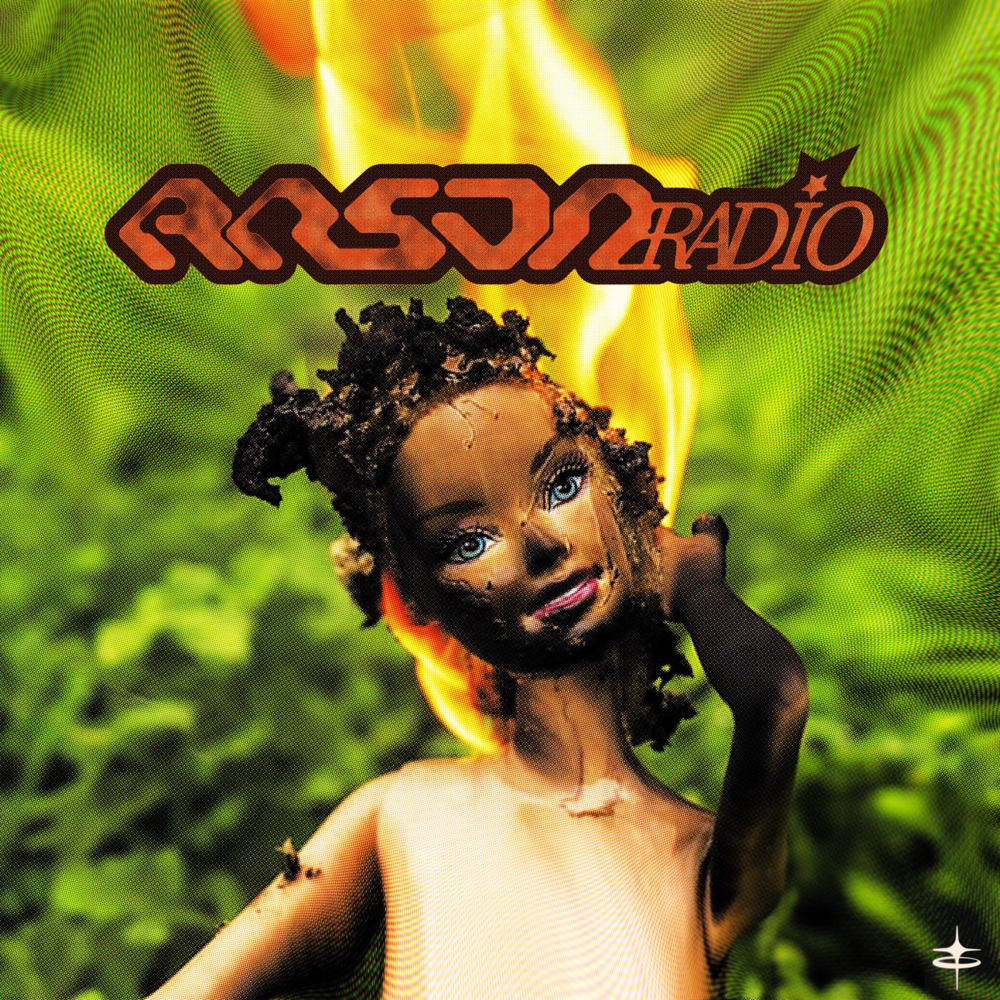 Album cover art for "ARSON RADIO" by ITSOKTOCRY & Kamiyada+