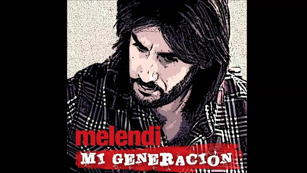 Album cover art for "Mi generación" by Melendi