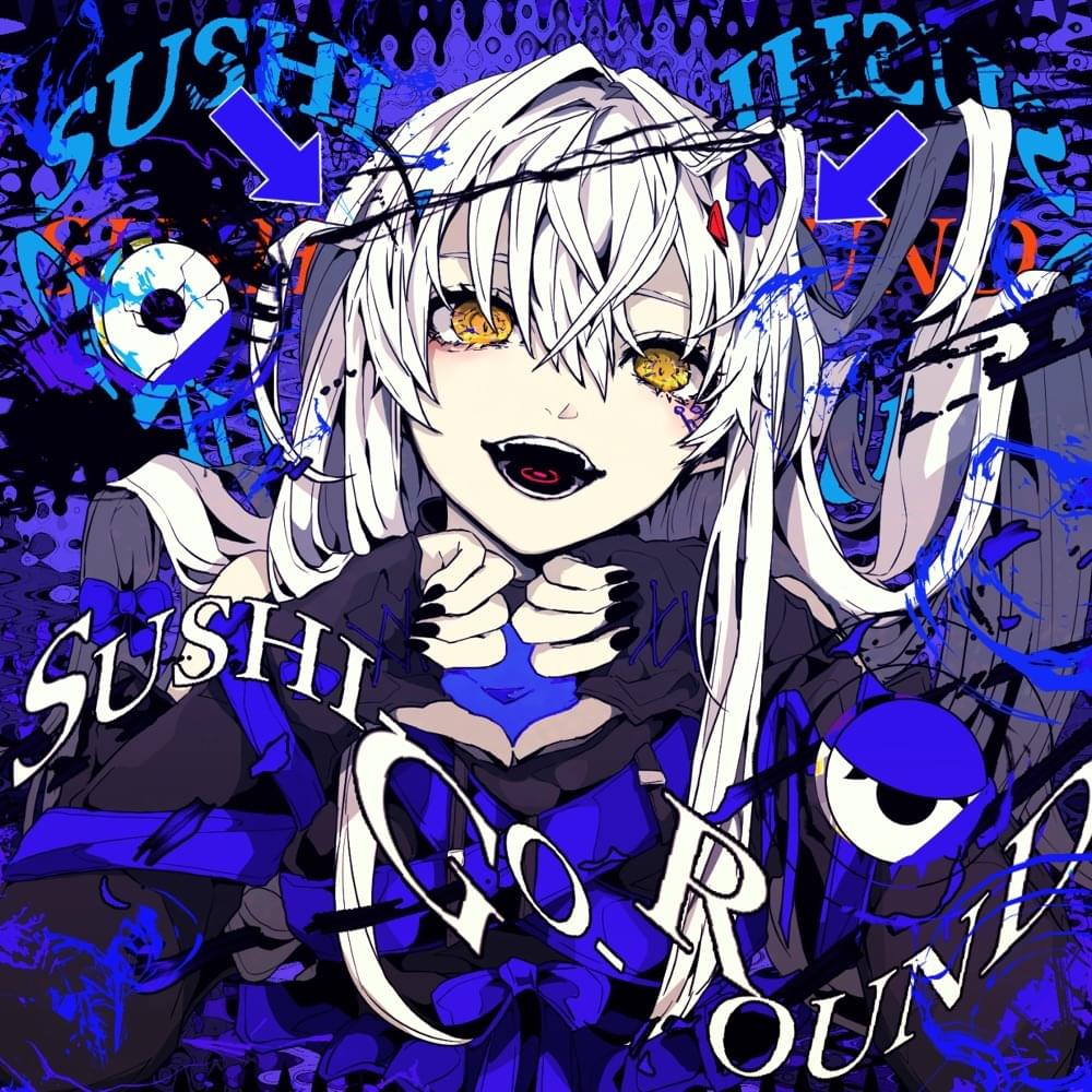 Album cover art for "SUSHI-GO-ROUND" by 鬱P (Utsu-P) & 夢ノ結唱 (Yumenokessho) ROSE