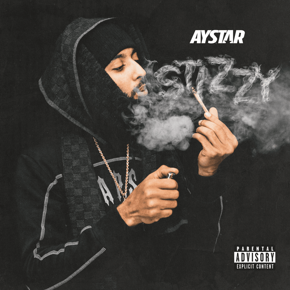 Album cover art for "9 Shots" by Aystar & Booter Bee